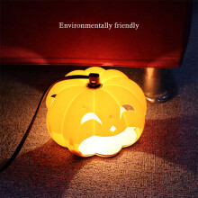 Pumpkin Flea Lamp Electronic Flea Trap Flea Capturer with Stickers for Home