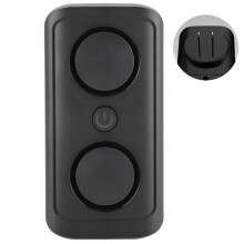 Ultrasonic Frequency Conversion Insect Mouse Mosquito Repeller Black (US Plug 100~120V)