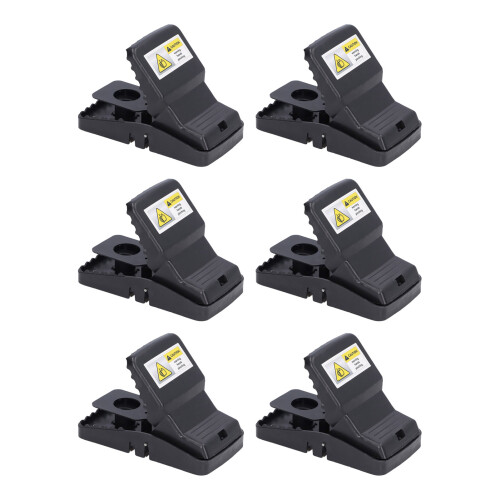 6Pcs Mouse Traps Plastic Material High Sensitivity Touchless Design Safe Reusable Rat Catcher Trapping Tool 1