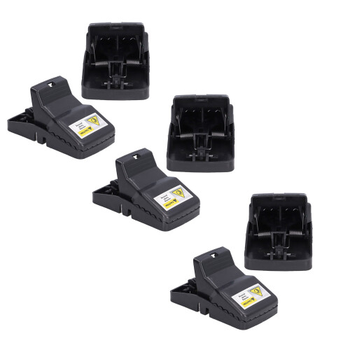 6Pcs Mouse Traps Plastic Material High Sensitivity Touchless Design Safe Reusable Rat Catcher Trapping Tool 2