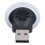 Ultrasonic Pest Repeller USB 3 Levels Intelligent Frequency Conversion Environmental Protection Mouse RepellerBlack 1