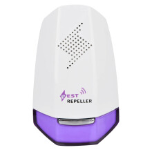 Ultrasonic Pest Repellent Electronic Mice Rat Mosquito Repeller (Purple White UK Plug)
