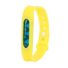 Portable Waterproof Mosquito Repellent Bracelet Anti Mosquito Wrist Band for Outdoor (Yellow)