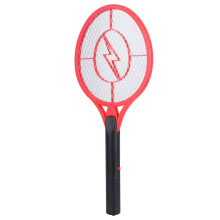 Cordless Battery Power Electric Fly Mosquito Swatter Bug Zapper Racket Insects Killer (red)