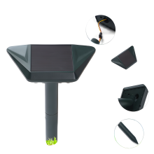 Outdoor Animal Repellent Solar Ultrasonic Snake Repellent Mouse Repellent Dog Cat Repellent Flash Ultrasonic Bird Repellent