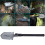 Multi‑function Portable Folding Shovel Collapsible Spade for Outdoor Garden Hiking Camping ToolTwo Section Handle 5