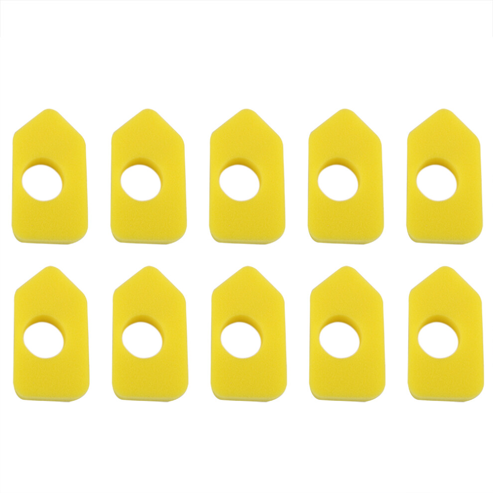 10Pcs Air Filter Foam Replacement For 986434 Yellow 9183899980330
