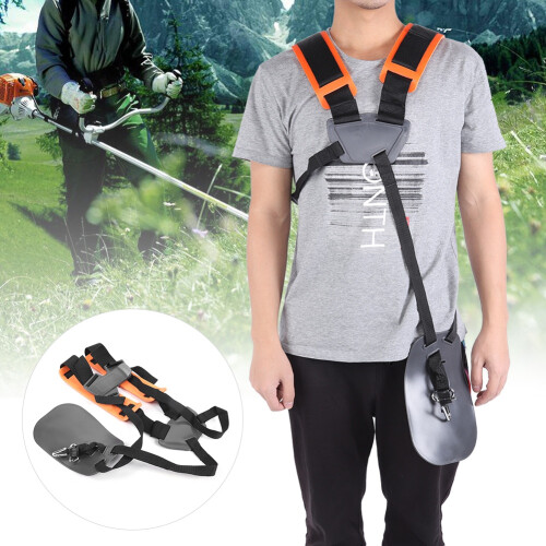 Double Shoulder Strap Protection Panel Garden Trimmer Brush Cutter Strimmer Padded Belt 2