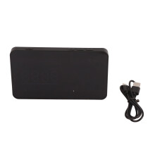 Carbon Dioxide Detector 1200mAh USB Rechargeable CO2 HCHO Tester Multifunctional Humidity Temperature Meter DC 5VBlack