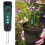 4Pin Integrated Sensor EC+Temperature Humidity Soil Detector Tester Meter for Garden(No Backlight YY1000N) 6