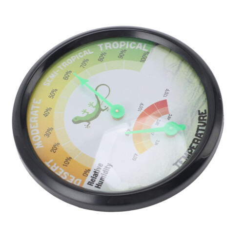 Thermometer Hygrometer Dial High Precise Pointer Type Mechanical Temperature and Humidity Gauge for Reptile Pet 2