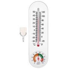 Wall Thermometer Humidity Meter Home Family Hygrometer for Indoor Outdoor Temperature