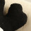 Hugging Pillow Flower Shaped Sponge Filling Soft Thick Decorative Throw Pillow for Sofa Black 4