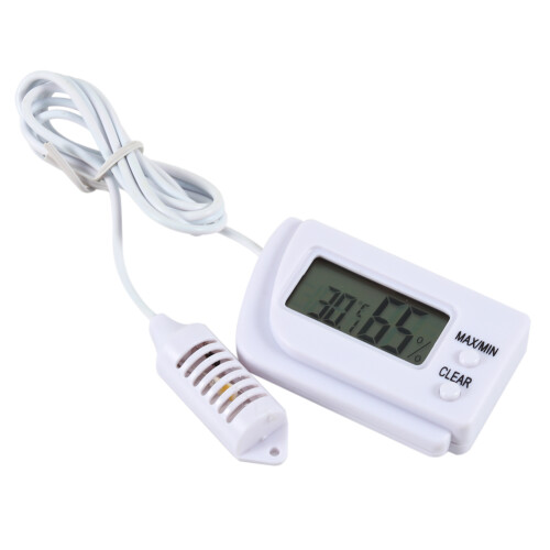 Mini Digital Temperature and Humidity Meter Incubator Pet Dog Tortoise Hatching Eggs Sensor The 1