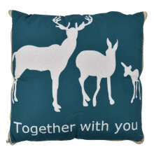 Cartoon Soft Pillow Polyurethane Fiber Foldable 2 in 1 Back Cushion Quilt for Home Car UseC Folded 40x40cm (Unfolded 100x150cm)