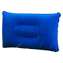 Outdoor Flocking Pillow Rectangular Inflatable Pillow Travel Camping Portable Nap Companion Square Pillow