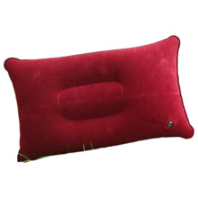 Outdoor Flocking Pillow Rectangular Inflatable Pillow Travel Camping Portable Nap Companion Square Pillow