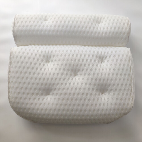 Bathtub Pillow 4D Mesh Bathroom Pillow 7 Suction Pillow Seat 2