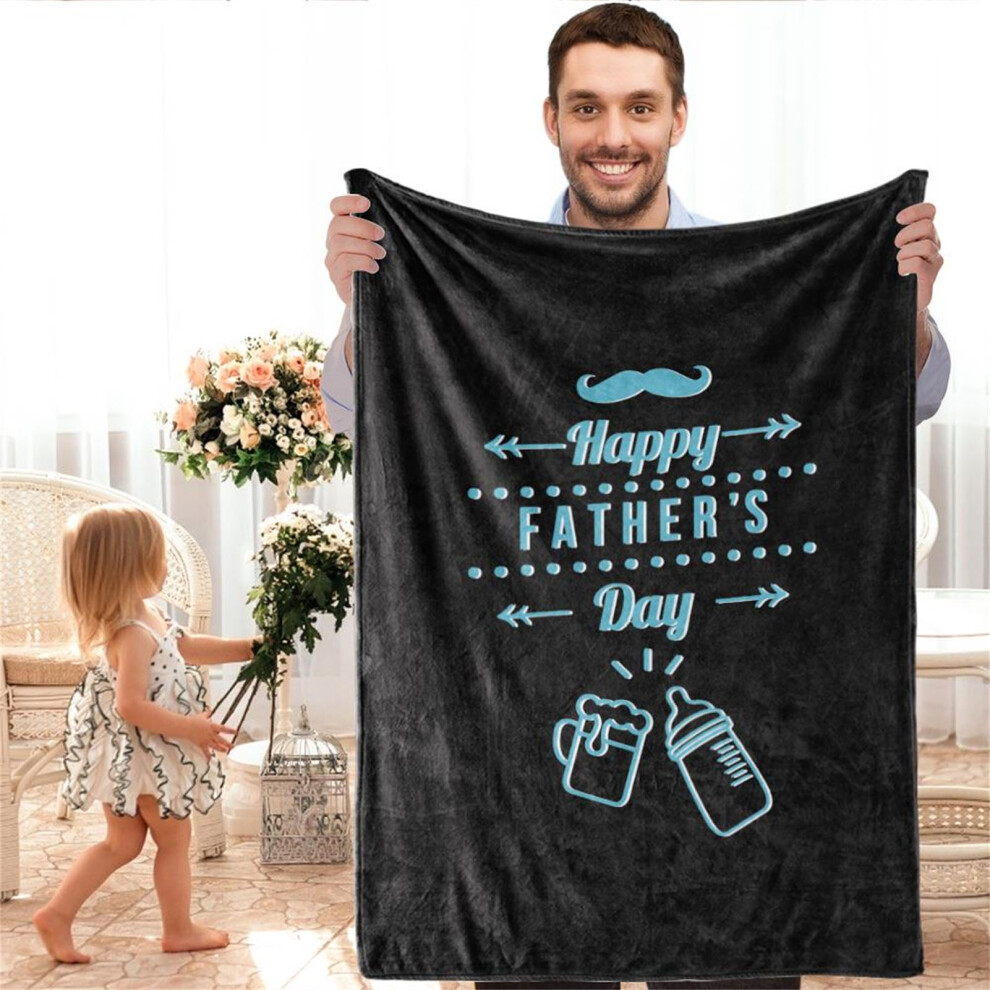 Polyester Blanket Warm Personalized Throw Blanket Nonfading for Sofas Couches Beds 150x200cm/4.92x6.56ft-image-OPC-PMHFMSP-NEW