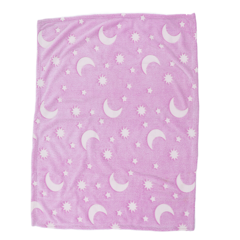 1.52x1M Luminous Blanket Double Sided Polyester Glowing Blanket Bedroom Air Conditioning Blanket for KidsPurple-image-OPC-PMHFMST-NEW