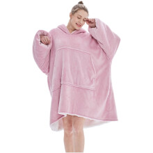 Thickened Hooded Lazy Blanket Home Casual Wearing Long Sleeve Lazy Dress Nightgown