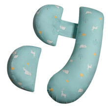 Maternity Pillow U Shaped Maternity Pillow Side Sleeper Pillow - Munchkin Blue Bear Dual Function Pillow