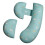 Maternity Pillow U Shaped Maternity Pillow Side Sleeper Pillow - Munchkin Blue Bear Dual Function Pillow 1