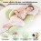 Maternity Pillow U Shaped Maternity Pillow Side Sleeper Pillow - Munchkin Blue Bear Dual Function Pillow 5