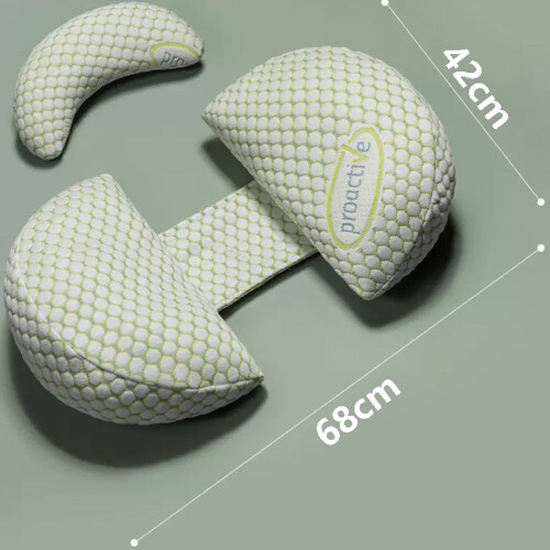 Maternity Pants U Shaped Maternity Pants Side Sleeper Pillow - Green 2