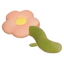 Long Throw Pillow Soft Cute Flower Shape Sleep Hugging Plush Pillow for Bedroom Bedside Cushion 70cm/27.6in Pink