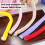 Handmade Knitting Blanket Thread Core Infused Yarn Strips Chunky Wool DIY Blanket Material 4