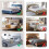 Expandable headboard cover for bed 170-190 cm Black 4