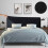 Expandable headboard cover for bed 170-190 cm Black 3