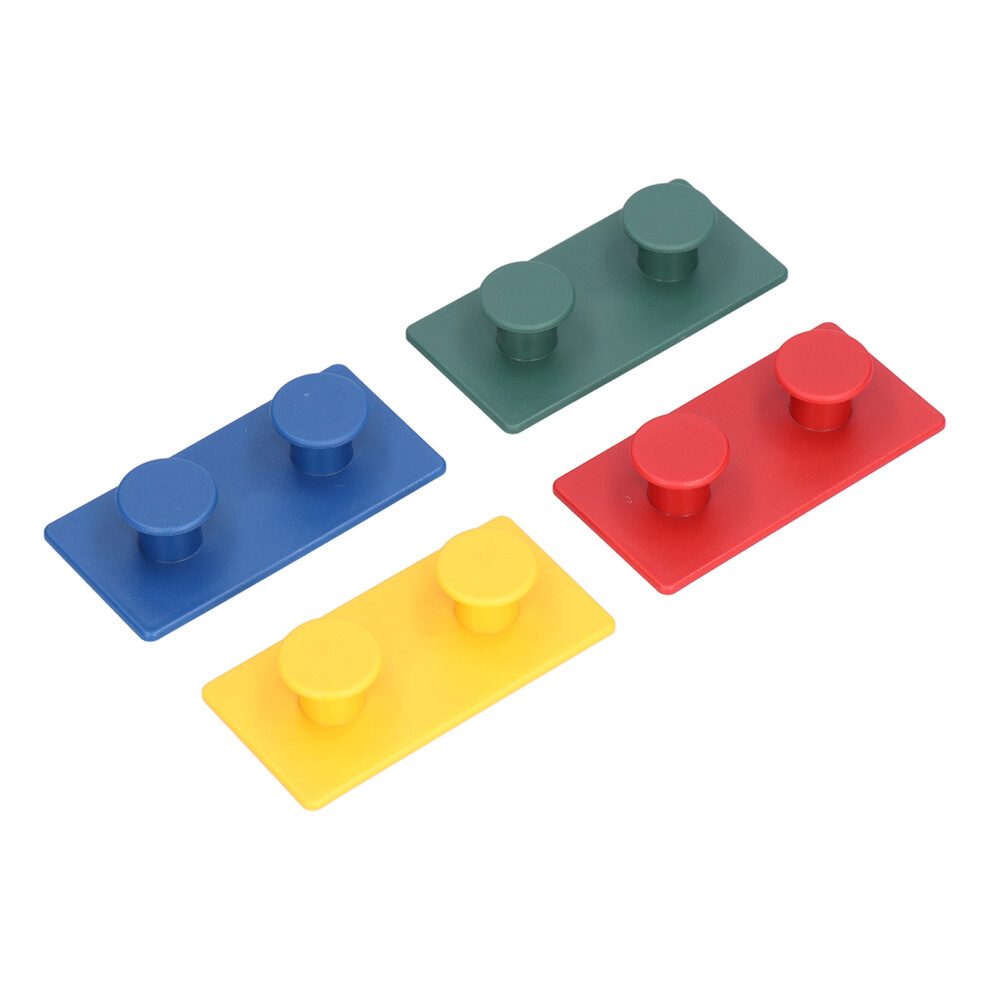 4Pcs Abs Wall Hooks Self Adhesive Clothes Coat Hook Storage Organization For Entryway Bedroom Bathroom 9183899043950