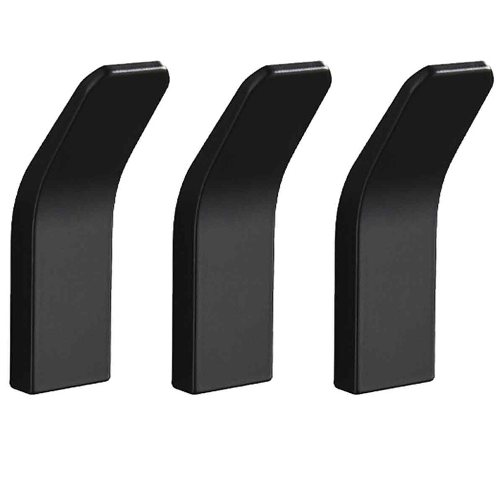 3-Pack Adhesive Hook Bathroom Wall Hook, Rustproof And Waterproof Towel Holder With Adhesive For Robe, Coat, Towel, Keys, Home 9183899044193