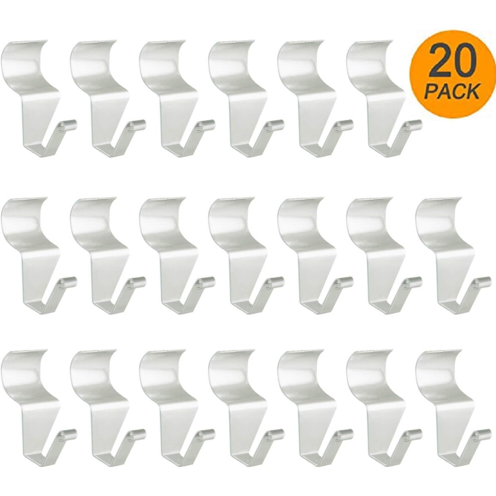 (20 Pack) Vinyl Siding Hooks No-Hole Needed Heavy Duty Siding Hanging Clips Hanger 9183899044544