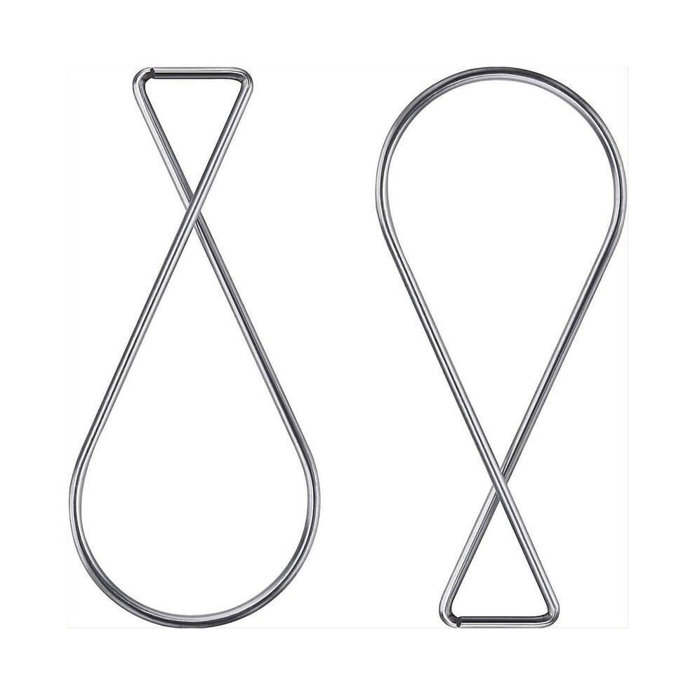 100 Pack Ceiling Hooks T Shape Clip Figure 8 Squeeze Hanger Clip Ceiling Clip 9183899044667