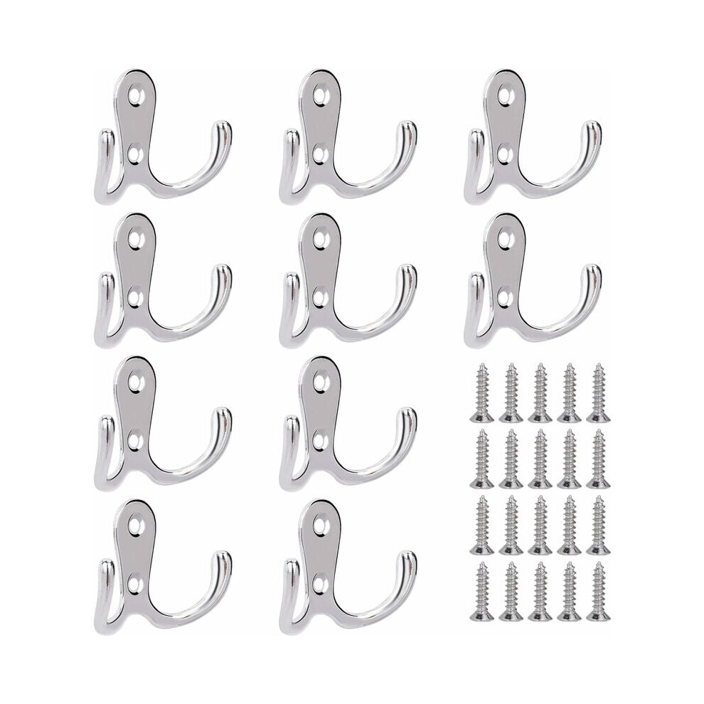 Coat Hooks Wall Mounted, Wall Hooks Robe Hanger For Hanging Coat Towel Hat Key Bag On Bathroom/Kitchen 9183899045305