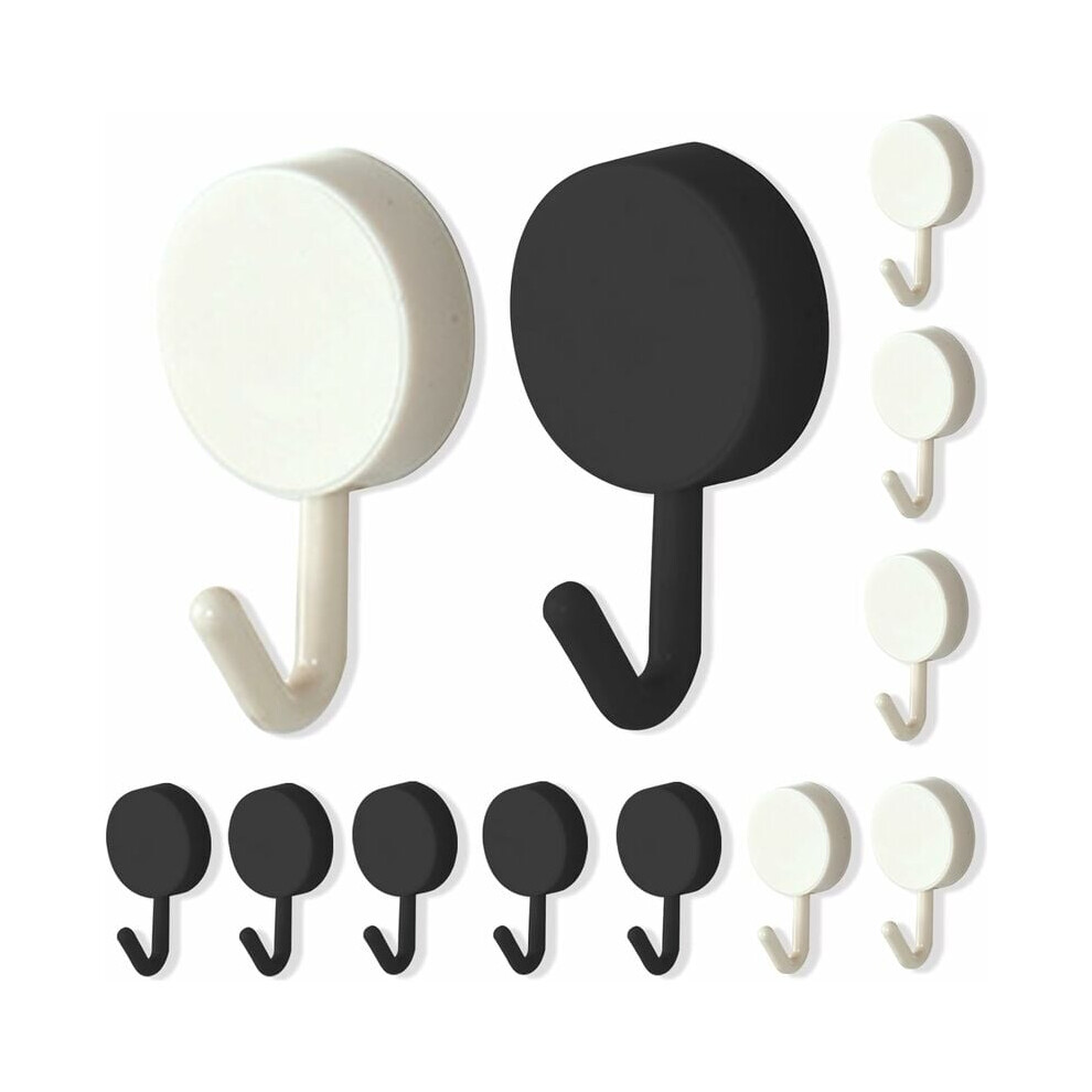 Adhesive Hooks Wall Hooks Stainless Steel Hooks For Hanging Coat, Hat, Towel Robe Hook Rack Wall Mount 9183899045312