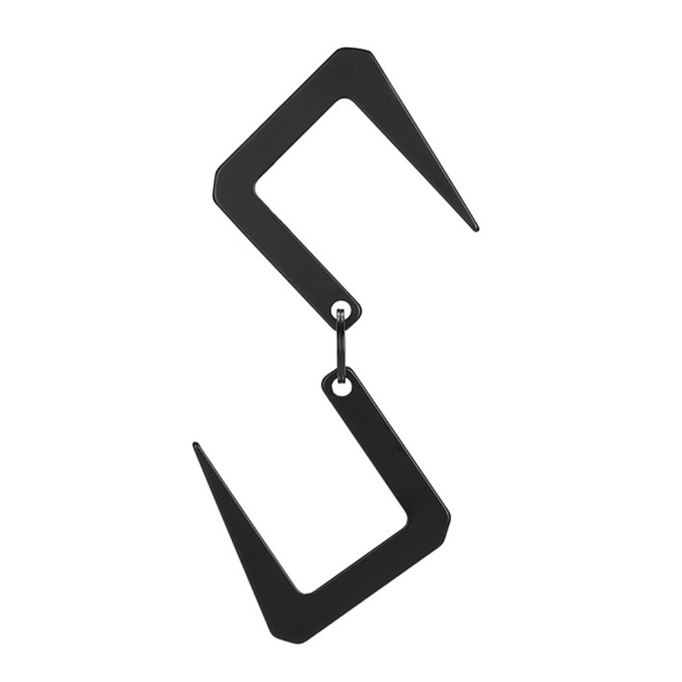 Outdoor S Shape Hook Stainless Steel Hanging Hook Dual Way Storage Hook For Camping Barbecue 9183899045336