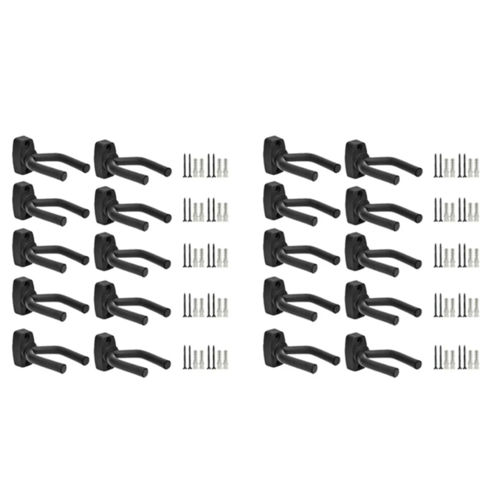 10Pcs Guitar Hook Short Hook Ukulele Wall Hook Guitar Metal Hanger 9183899046494