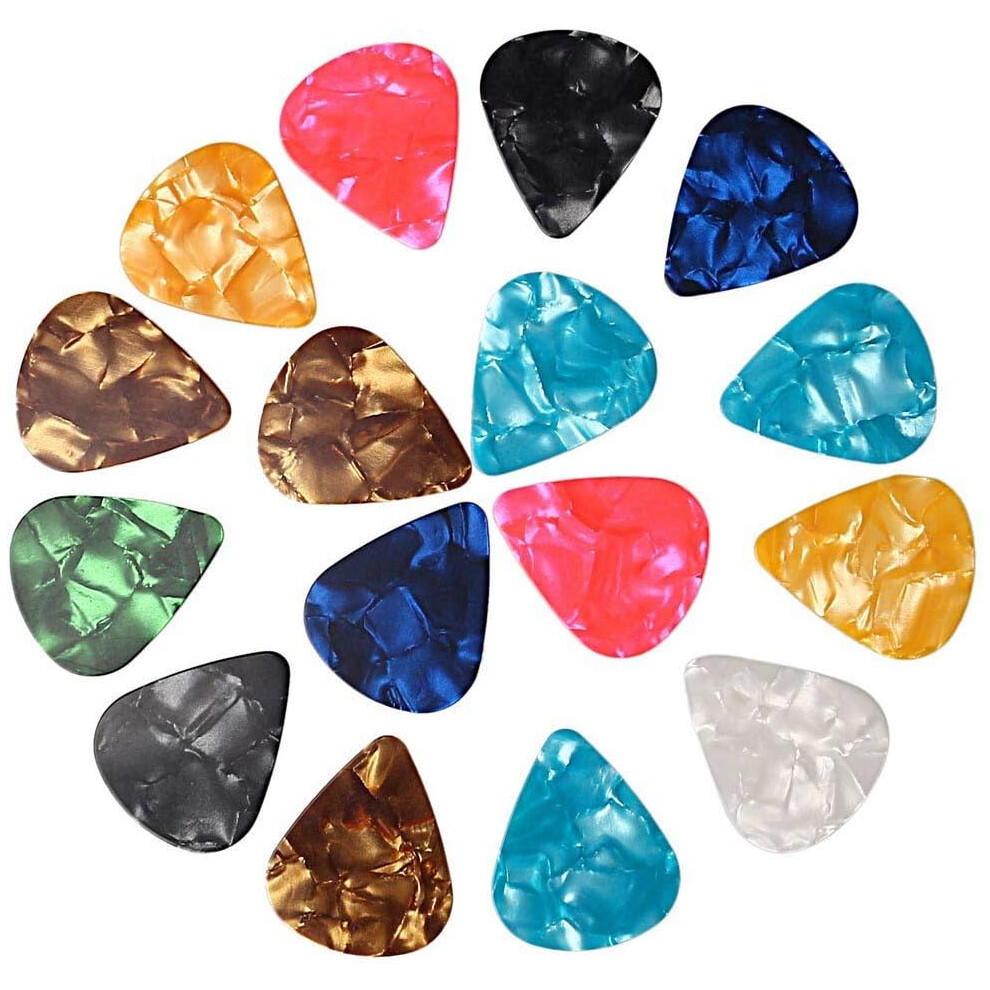8Pcs Guitar Picks, Abstract Art Colorful Guitar Pick Plectrums For Bass, Electric, Acoustic Guitars 0.46Mm(Color Random) 9183899047675
