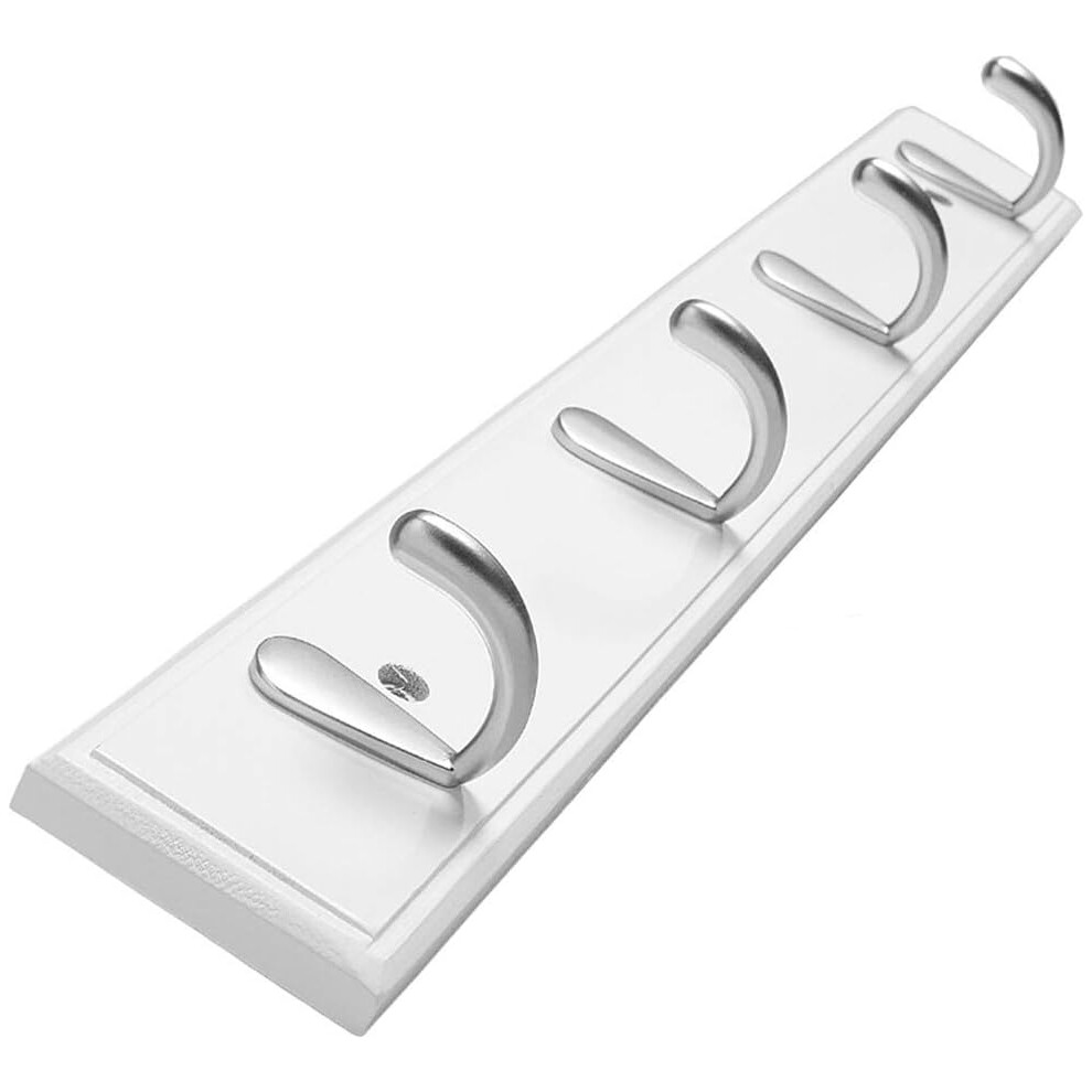 Wooden Coat Hanger Wall Coat Rack Towel Rack With 4 Hooks Wall Hooks For Kitchen And Bathroom 9183899047538