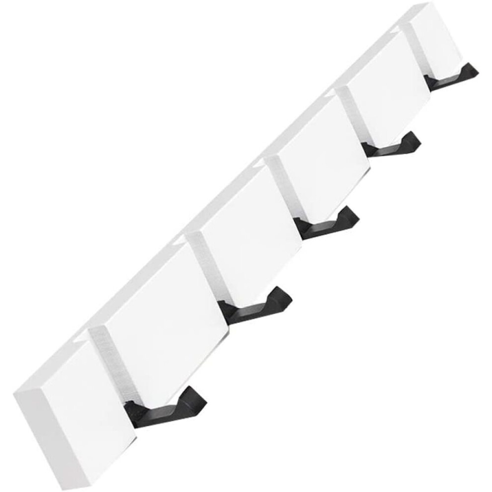 Yunnasi Bamboo Coat Rack With Foldable Hooks Wall Coat Rack Towel Holder Multi-Purpose Hooks 9183899048498