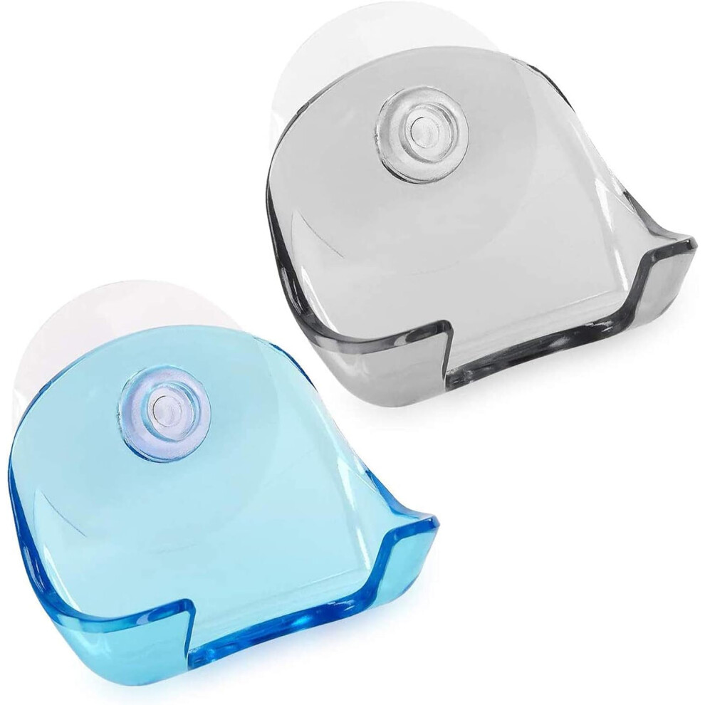 Shaver Holder With Suction Cup, For Shower, Razor, Self-Adhesive, Wall Mount, Bathroom Organizer, Hook For Glass, Tiles, Metal 2 Pieces 9183899049150