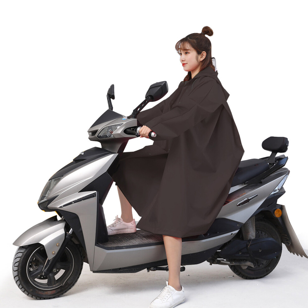 Adult Rain Poncho Eva Breathable Hooded Rain Poncho Outdoor Bike Cycling Raincoat For Men Women 9183899052129