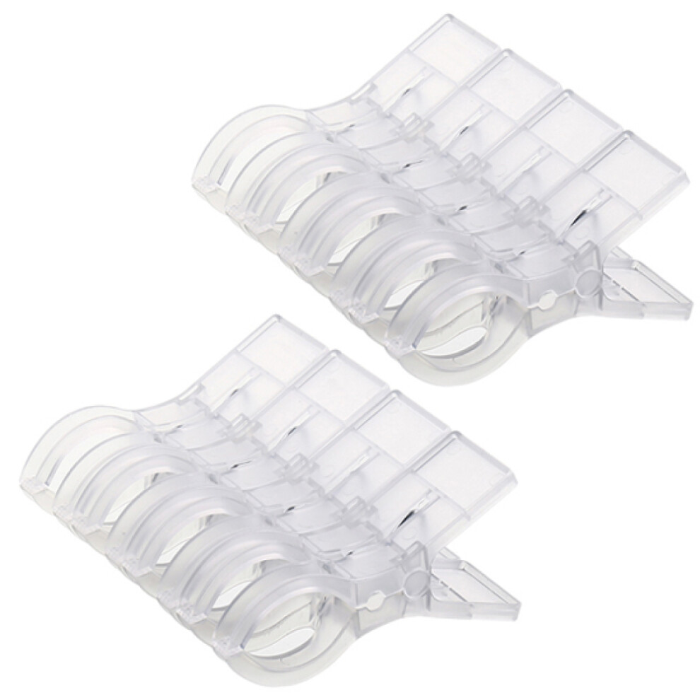 8Pcs Beach Towel Clips Clothes Pegs Clothing Hanger Clamp Jumbo Size Clips For Quilt Beach Chair Pool Loungers 9183899053324