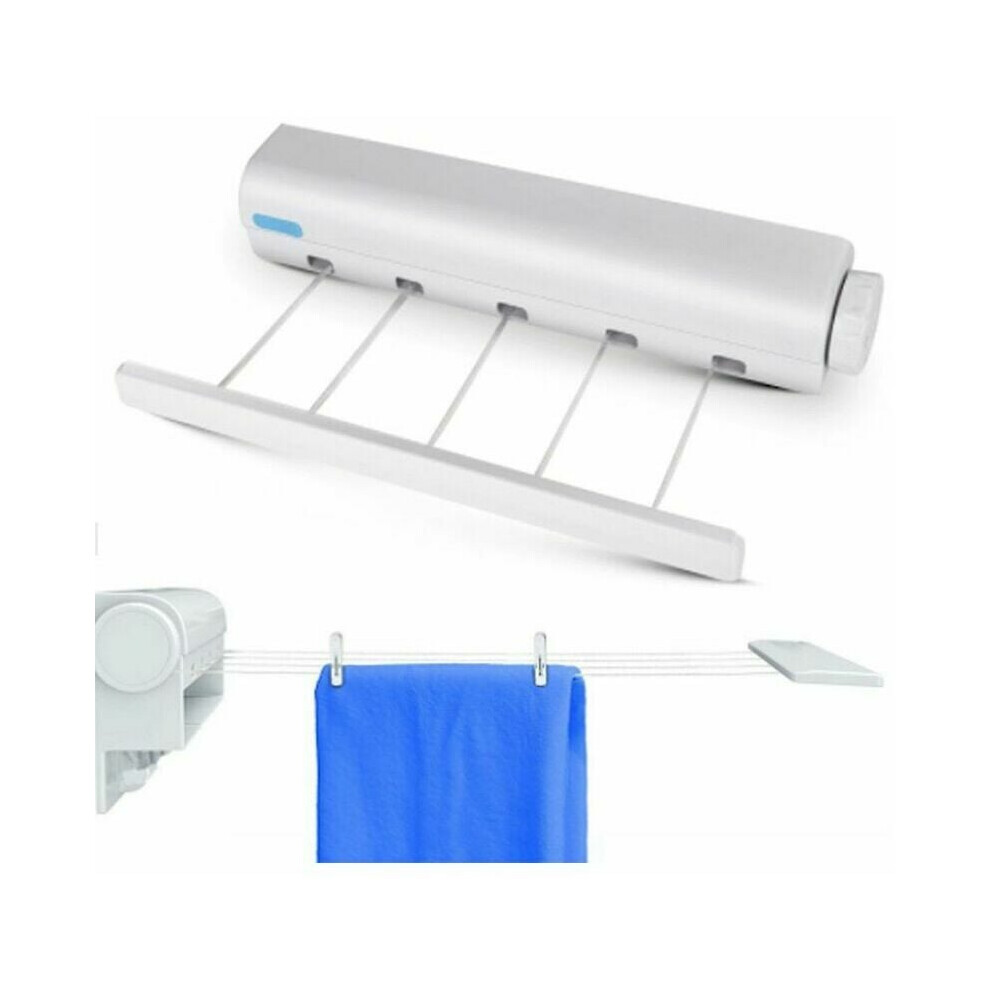 Five-Wire Automatic Retractable Clothesline With Spring 9183899053553