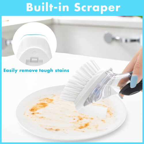 4 Pack Replacement for OXO Soap Dispensing Dish Brush Heads 2