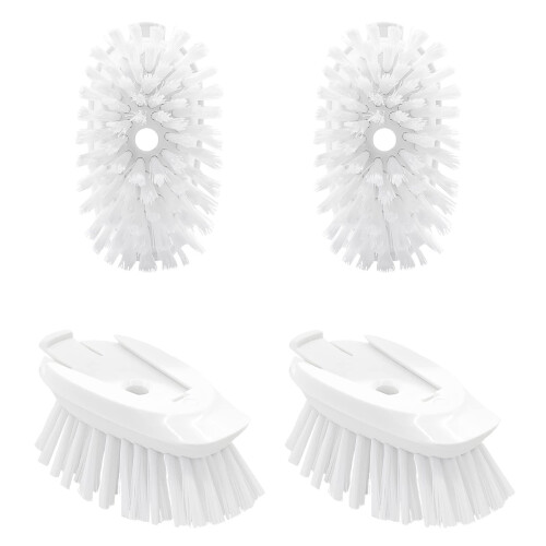 4 Pack Replacement for OXO Soap Dispensing Dish Brush Heads 1